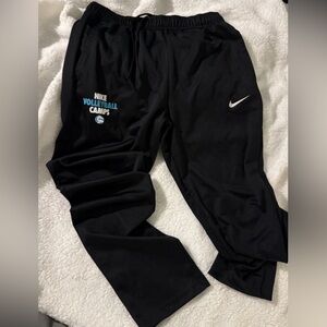 Nike Adult Black Sweatpants with Logo
